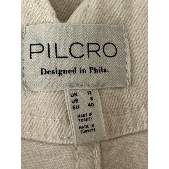 The Kit Denim Midi Skirt by Pilcro Midi Tan Khaki Women’s 8 Boho‎ Academia - Picture 9 of 13